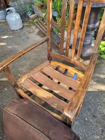 Photo of free Old wooden chair (Morrisville, PA)