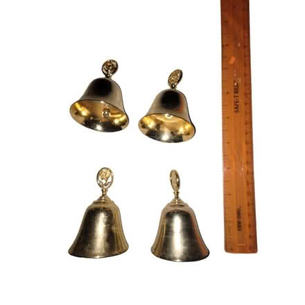 Photo of free 4 Avon brass bells (Bloomingdale)