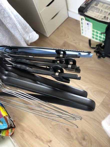 Photo of free various plastic and metal hangers (BA2) #2