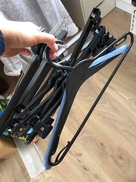 Photo of free various plastic and metal hangers (BA2) #1