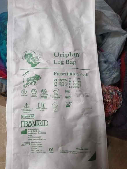 Photo of free Catheter bag (Risinghurst OX3) #2