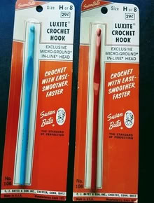 Photo of free Two Luxite Crochet Hooks, size H/8 - Photo