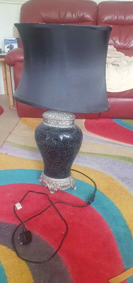Photo of free Black and silver lamp (G84 Garelochhead)