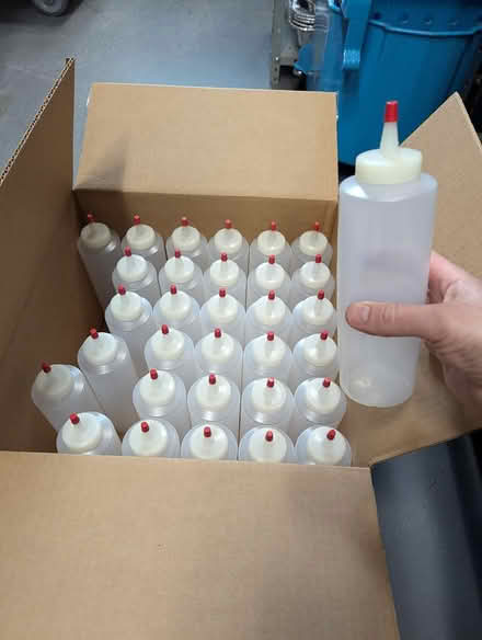Photo of free 16oz squeeze bottles (Near Slack and Merivale)
