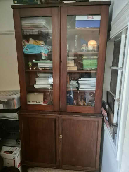 Photo of free Antique Bookcase/Cupboard (CH62)