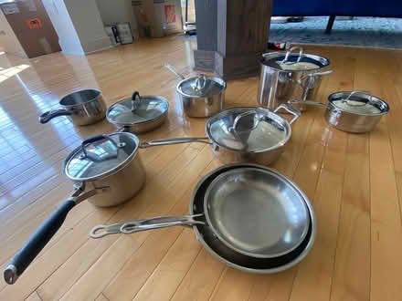 Photo of free Cuisinart SS cookware set (Lake forest (off of Ellsworth))