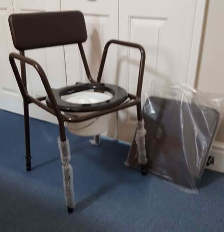 Photo of free Commode in frame - hardly used, and VERY thoroughly cleaned (Primrose LA1) #2