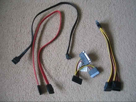 Photo of free Power and signal cables for hard disk drives (Upton Saint Leonards GL4) #1