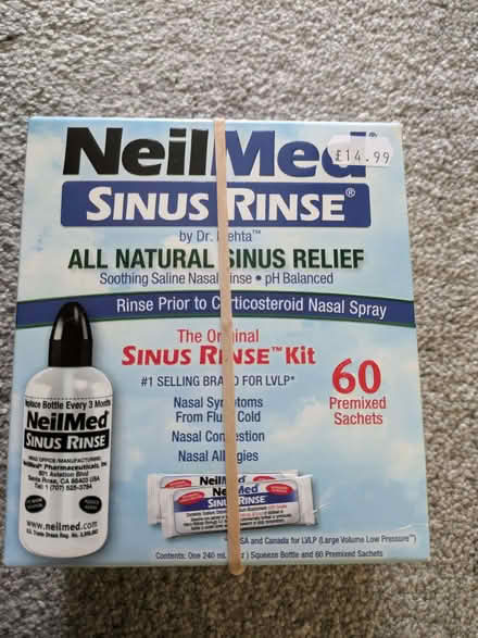 Photo of free Neil Med sinus rinse x60 unopened sachets (Hove BN3)