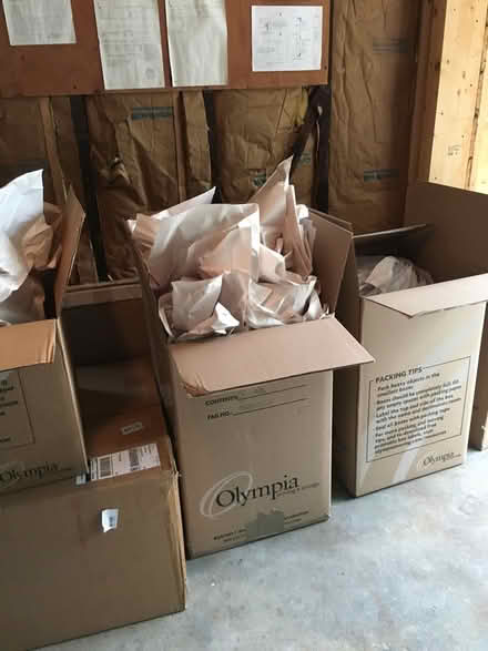 Photo of free Packing boxes and materials (Arlington, MA)