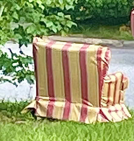 Photo of free armchair (N. Pershing Rd, Haw Creek)