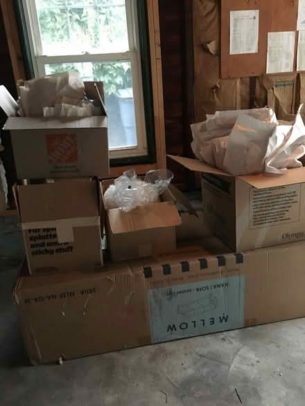 Photo of free Packing boxes and materials (Arlington, MA)
