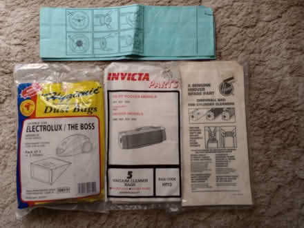 Photo of free Vacuum cleaner bags (Coleridge Ward CB1) #1