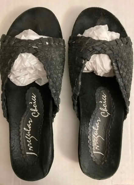 Photo of free Black Woven Sandals Sz 9/40.5 (Midtown East) #1
