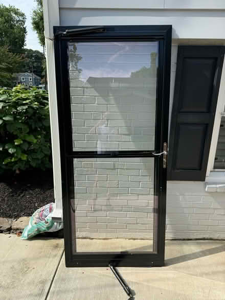 Photo of free Glass Storm Door (Alexandria, VA)