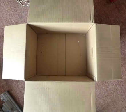 Photo of free Large sturdy cardboard box 24" x 20" x 16" deep (Emsworth PO10)