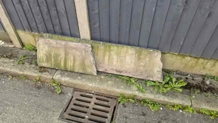 Photo of free Concrete base board (broken) (Dales Brow M27) #1