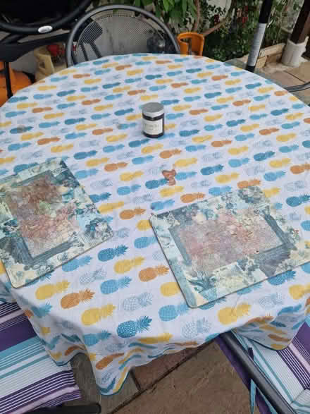 Photo of free Round outdoor table cloth (Goatstown)