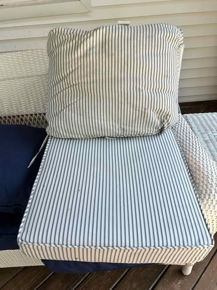 Photo of free Outdoor seat cushions (Ridge)