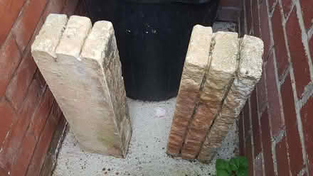 Photo of free Concrete planter (stored on its side in main picture) (Priory Ward EX2) #2