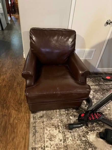 Photo of free Leather Club Chair (Highland)