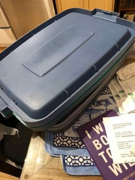 Photo of free Rubbermaid lids (6) (Golden Triangle)