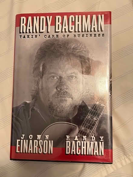 Photo of free Randy Bachman autobiography (Hintonburg)