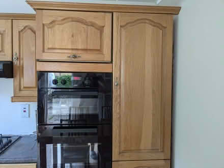 Photo of free Kitchen cupboards - solid oak (Menston LS29)