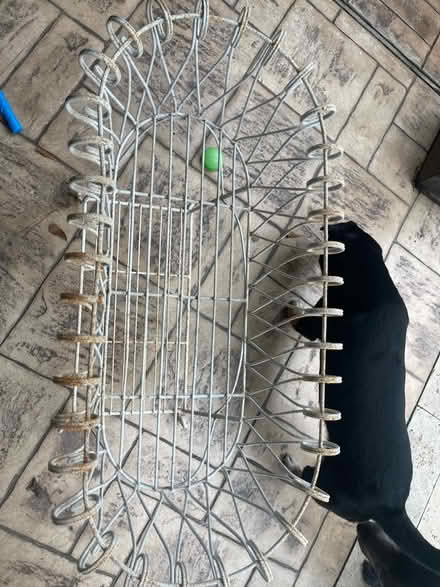 Photo of free Vintage iron plant stand (Memorial)