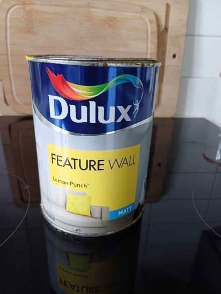 Photo of free Lemon yellow wall paint - half full (Slapton LU7)
