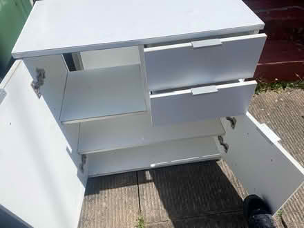 Photo of free Small white cabinet (Elm grove, brighton)