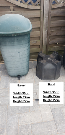 Photo of free Rain Barrel and Stand (EN8)
