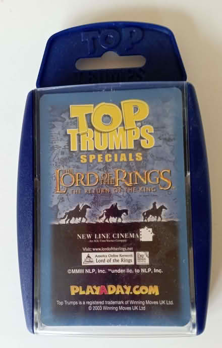 Photo of free Top Trumps cards (Kilby Bridge LE18)