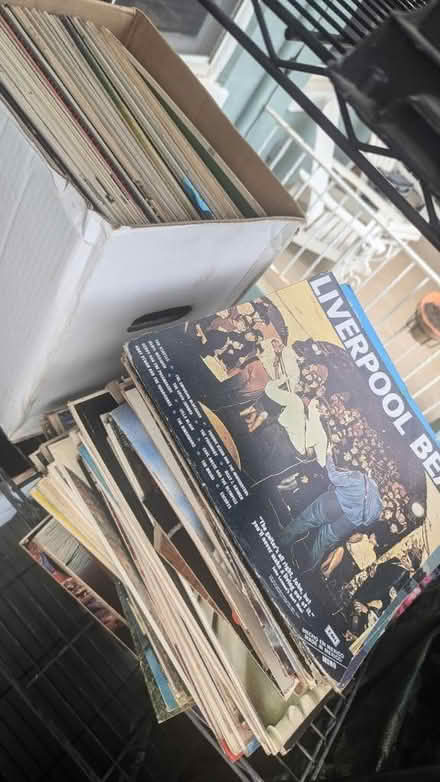 Photo of free LP record covers (Park View - Colombia Heights)