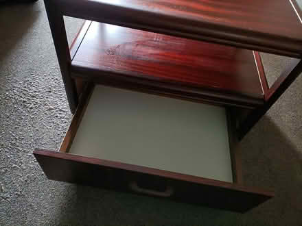 Photo of free Teak Wooden Unit/Table. (Penrith CA11)