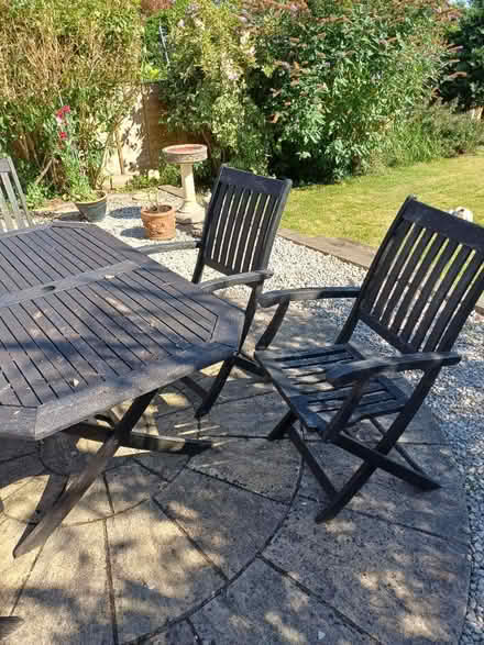 Photo of free Wooden garden furniture (Common Lane) #2