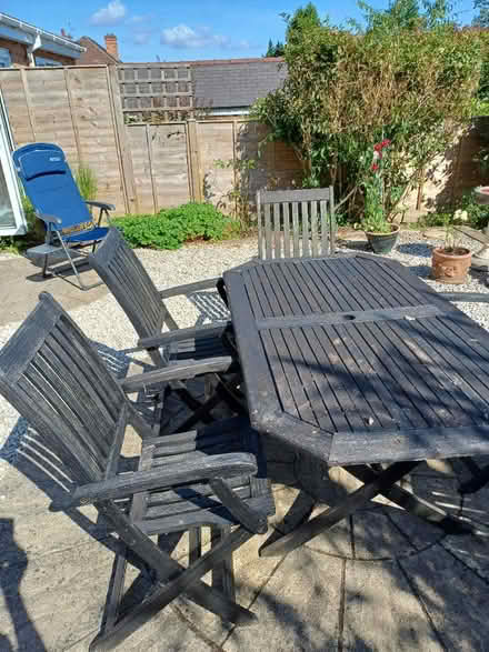 Photo of free Wooden garden furniture (Common Lane) #1