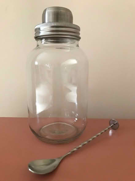 Photo of free Mason Jar Glass cocktail shaker (Swallowfield RG7) #1