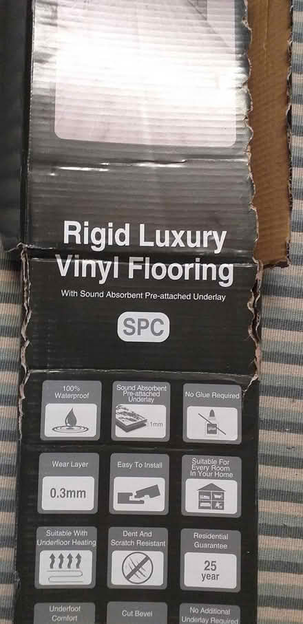 Photo of free Rigid vinyl plank flooring (Robinswood Hill, Gloucester) #1
