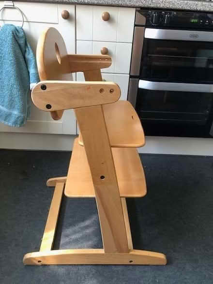 Photo of free wooden toddler high chair (Heaton BD9)