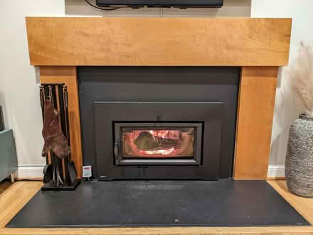 Photo of free Solid wood alder fireplace surround (North Potomac) #2