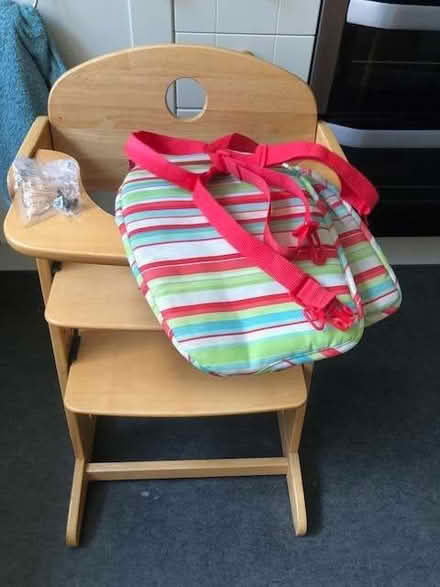 Photo of free wooden toddler high chair (Heaton BD9)