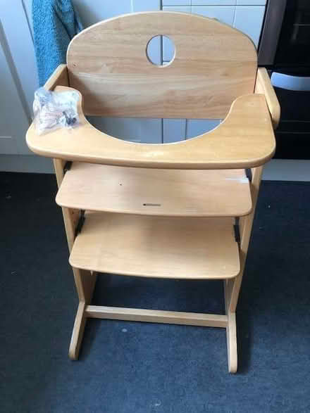 Photo of free wooden toddler high chair (Heaton BD9)