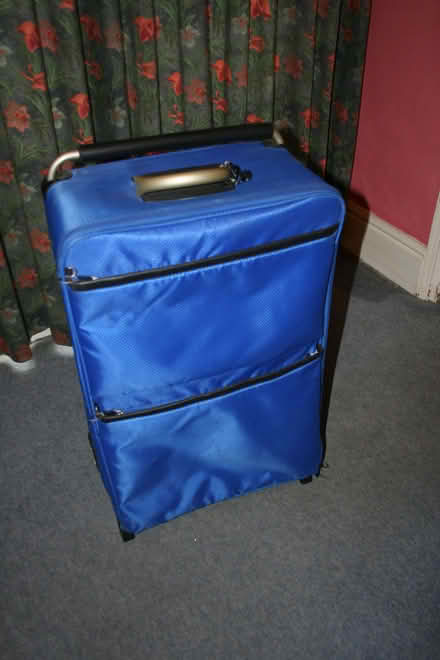 Photo of free Lightweight blue suitcase (Barrow upon Soar LE12) #1