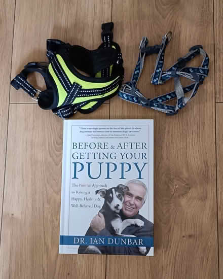 Photo of free Puppy Book + 2x Harnesses (Glasgow (Glasgow (South))