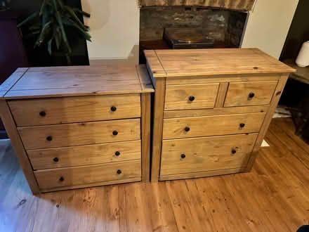 Photo of free 2x Chest of drawers (West Kensington W14)