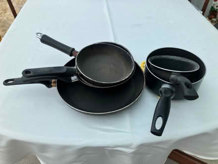 Photo of free Non stick pans (Brighouse HD6)