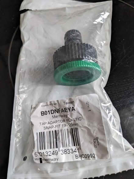 Photo of free New Hose connector - adaptor (Spitalfields E1) #1