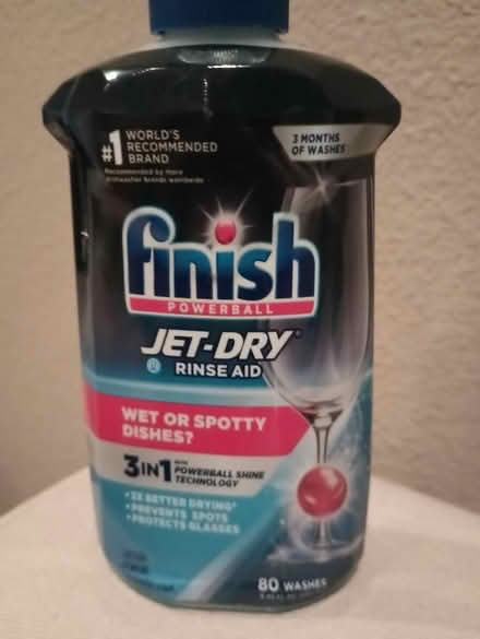 Photo of free Finish jet dry rinse aid (Collinsville)