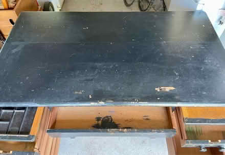 Photo of free Solid wooden desk (Meldreth SG8) #3